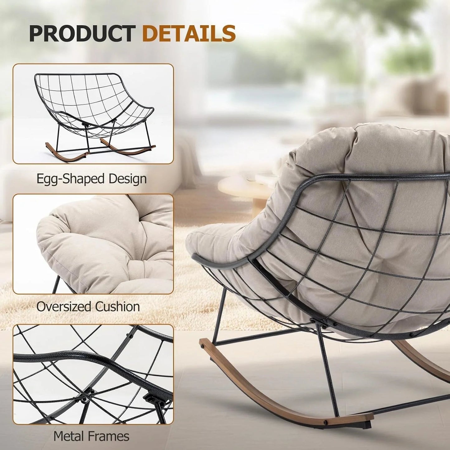 🎉Anniversary Sale - Outdoor Rocking Chair